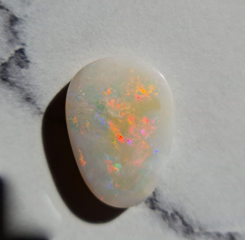 Coober Pedy White Opal 6.35 cts